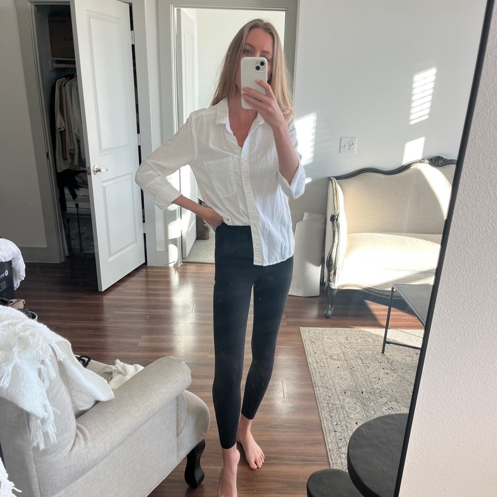 Anthropologie Cloth + Stone White Button Up